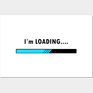 Im Loading please waiting icon Posters and Art